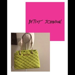 Bright Green Betsey Johnson Purse